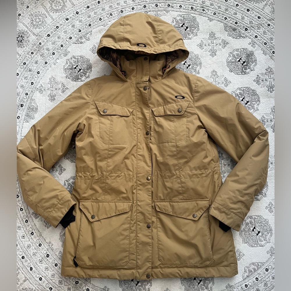 Oakley Brown Hooded Women’s Parka size XL